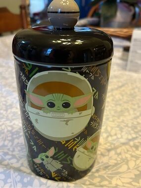 Baby Yoda Pet Treat Ceramic Canister
